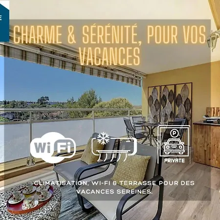 Serenity Getaway-4 People-wifi-terrace-garage Saint-Raphaël